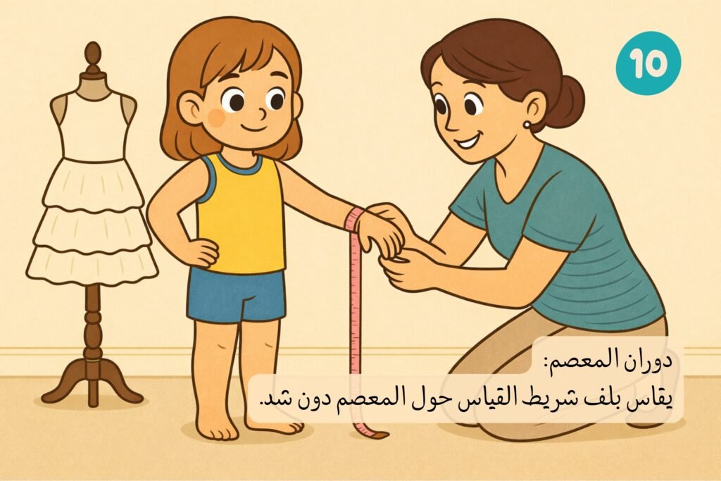 � طريقة اخذ القياسات للاطفال  pdf page 0011 1024x683